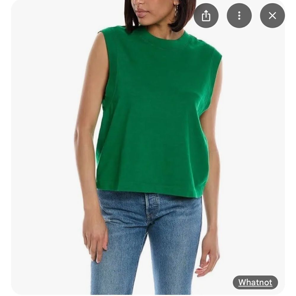 Cotton Citizen Green Tokyo Muscle tee NWOT SMALL